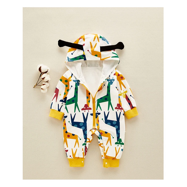 
Newborn Baby Clothes Baby Boys and Girls Jumpsuit Autumn and Winter Baby Romper 
