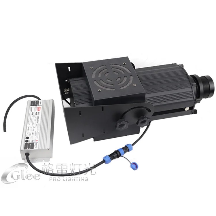 300W Professional Outdoor Waterproof IP65 LED Rotary Gobo Logo Advertising Rotator Projector projection lighting