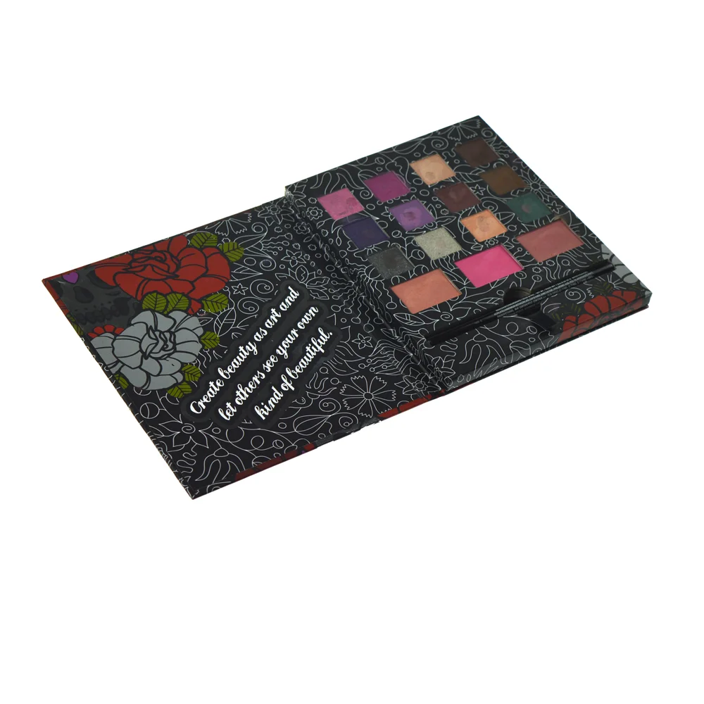 Custom hight quality cardboard gift eye shadow box