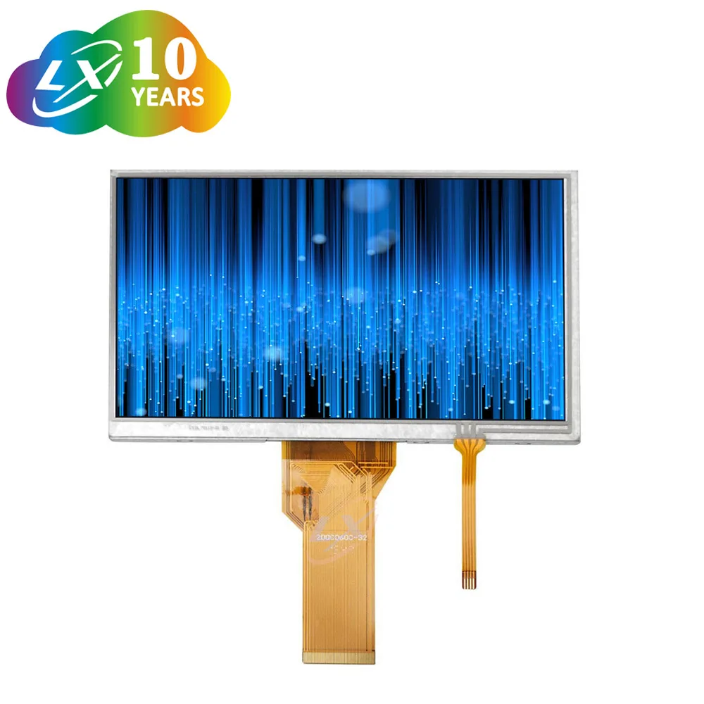 Популярный тип ЖК-дисплея 7,0 дюймов 800*480 сенсорный экран ЖК-дисплей RGB 24Bit интерфейс TFT ЖК-модуль с резистивной сенсорной панелью RTP