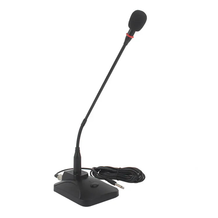 Cheap factory wireless microphone with stand for conference desktop gooseneck microphone