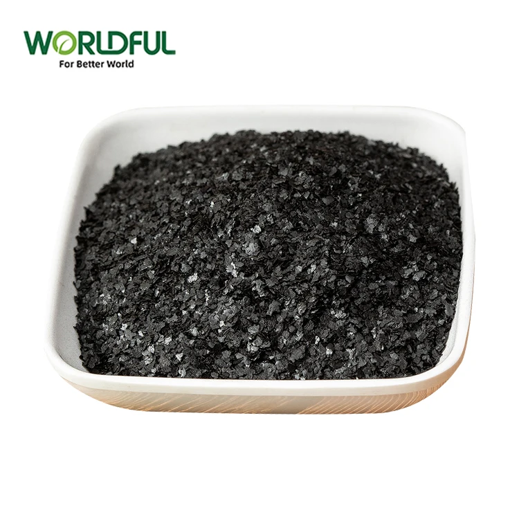 Factory Wholesale Super Potassium Humate 98% Flakes Fertilizer