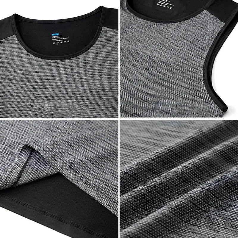 2022 hot sale sport gym muscle tank top breathable quickly dry workout summer sleeveless mens gym vest
