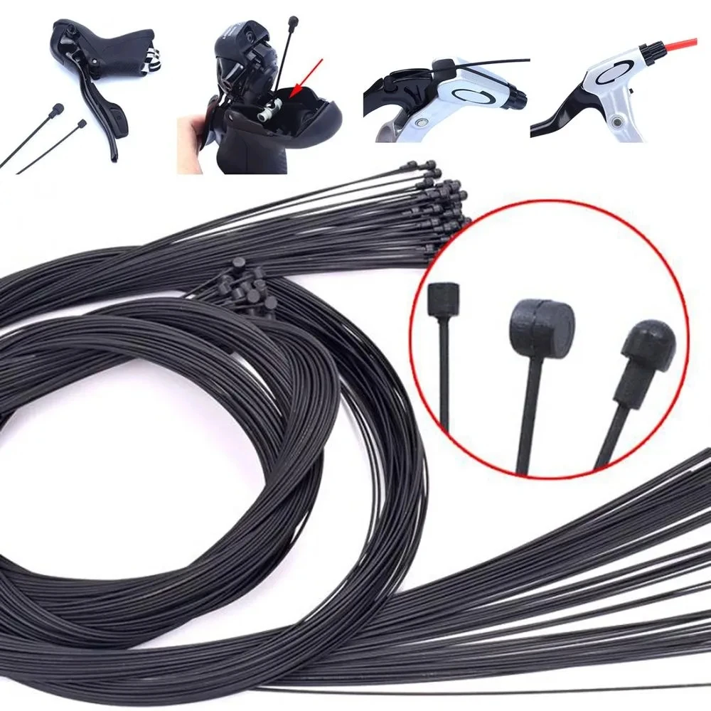 Велосипедные аксессуары для переднего и заднего велосипеда с покрытием из ПТФЭ скоростной кабель переключения передач линейный тормоз Внутренний провод