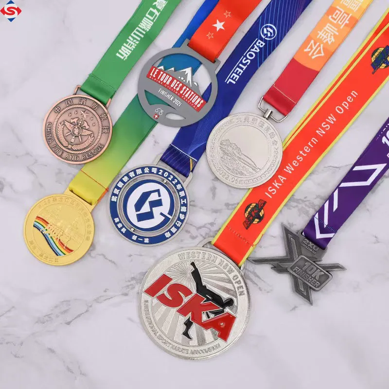 All Kinds Of Sport Custom Medals Metal Soccer Football Basketball Volleyball Gymnastics Dance Moving Enamel Medal