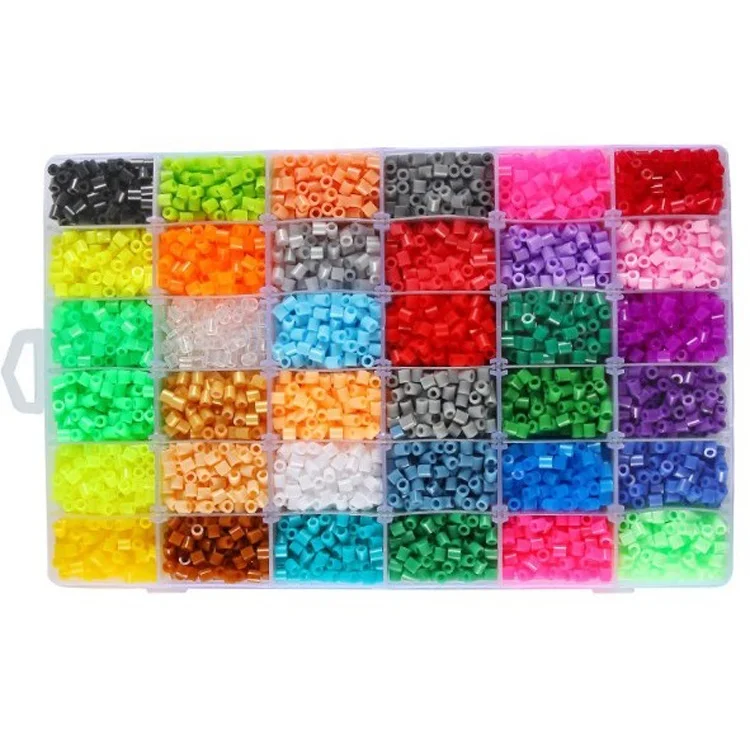 High quality 36 colored hama beads box set diy perler beads 5mm