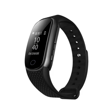 QZT voice recorder wrist watch black sound recorder