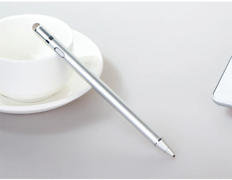 Высокое качество 2 в 1 емкостный сенсорный экран мобильного телефона Стилус с ткань головка