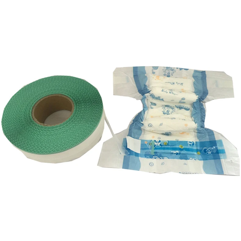 S Cut Nonwoven for Magic Side Tape Raw Materials Baby Diaper Laminated PP Coated Flim