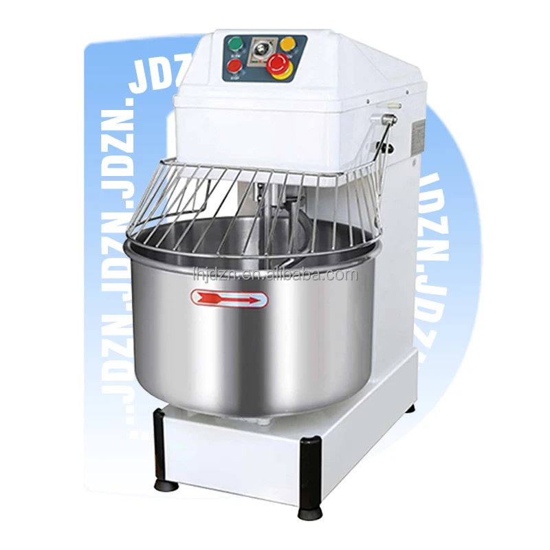 Spiral 80l Big Bread 20l 6 Kg 30kg 60l Commercial 100 Litre Multifunction Dough Mixer 50kg Bakery Machine