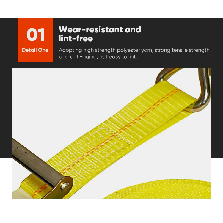 Ratchet Straps Heavy Duty 10,000 Lbs Strap Perfect For Hauling Cars,Commercial Equipment Durable Tie Down With Metal J-Hooks