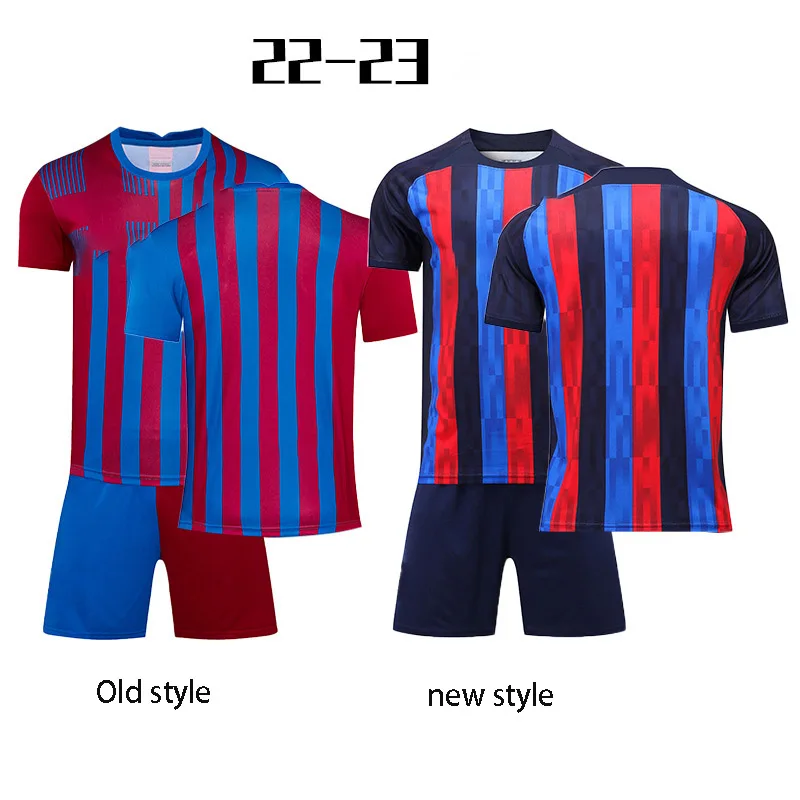 2022 Football Match Soccer Shirt Adult Children Customized Set Retro Football Sports Soccer Jersey Training Shirt