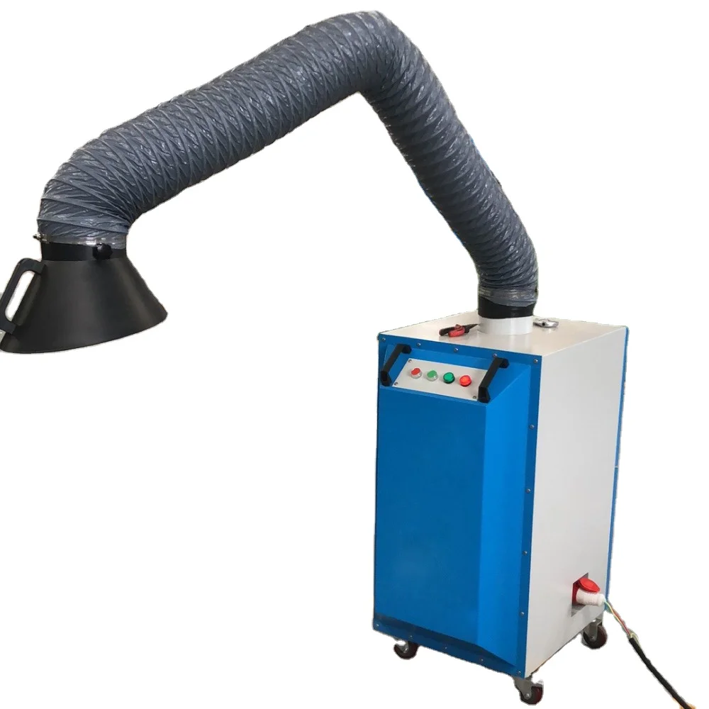 collector fume aspirator welding smoke extractor with suction arm