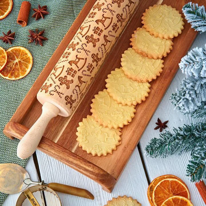 Manufacturers Custom Handle Wooden Rolling Pin Kitchen Supplies Activity Solid Wood Rolling Pin