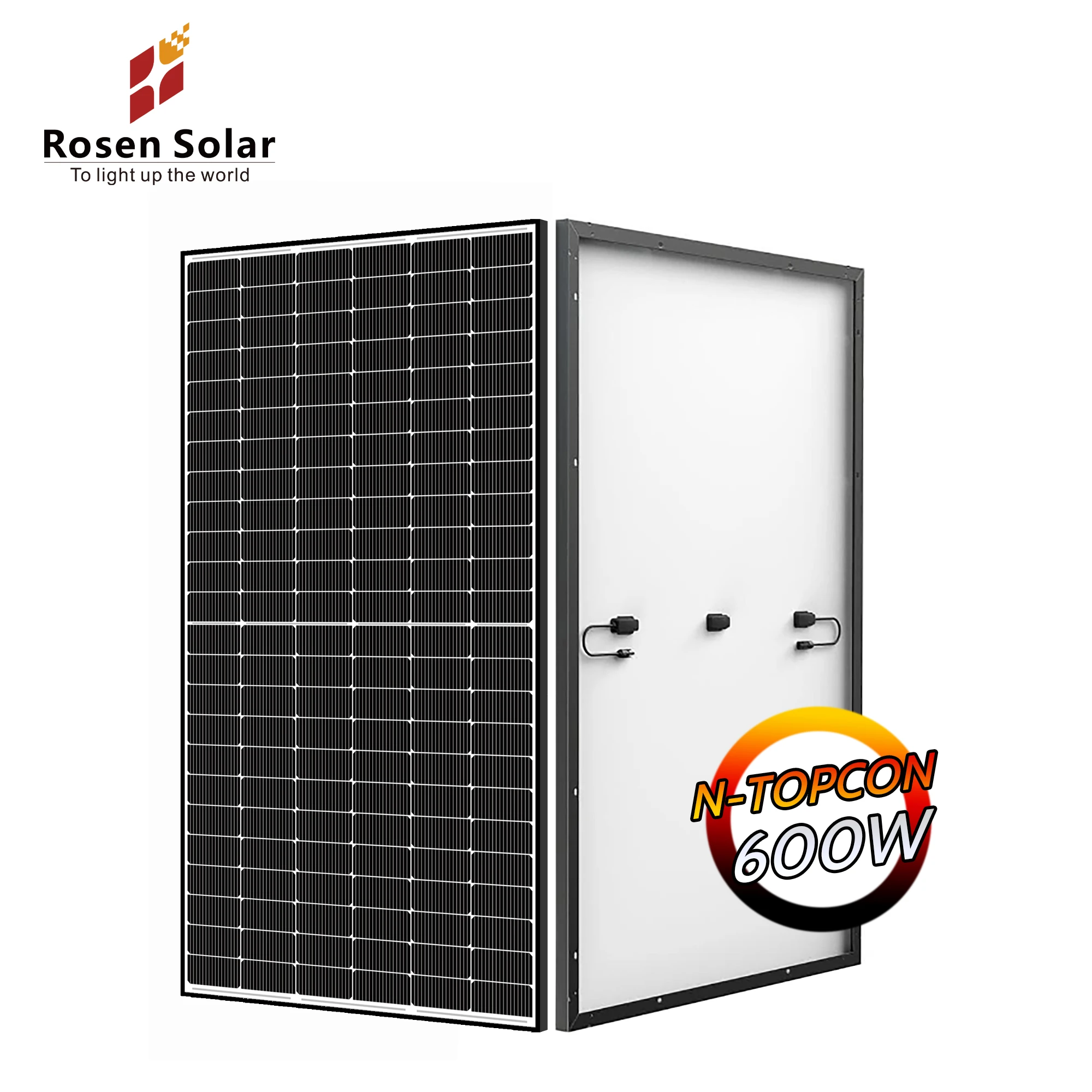 560w 600w solar panel Bifacial solar Pv panel Monocrystalline solar panels For House