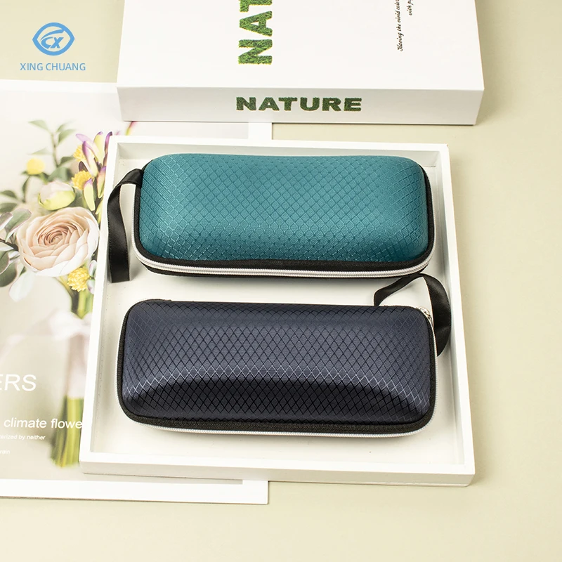 High Quality Best price Custom Logo EVA Zipper Glasses Sun glasses Case Waterproof Glasses Packaging Boxes