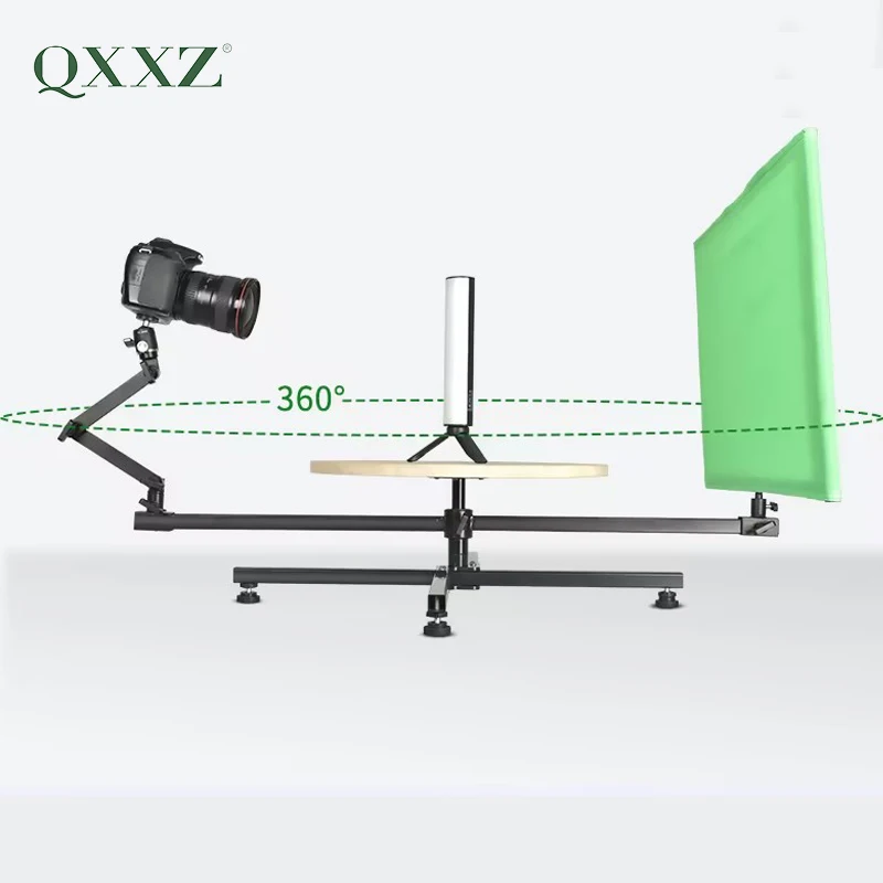 QXXZ 360 Вращающийся Поворотный Стол Для фотобудки, видеокамера, продукт, Съемный 360, вращающаяся платформа, установка, слайдер