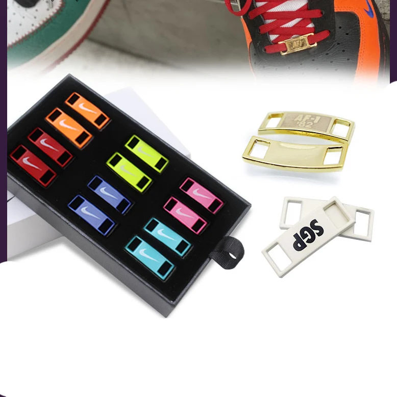 Wholesale Custom Logo Zinc alloy metal labels Tags used for shoe