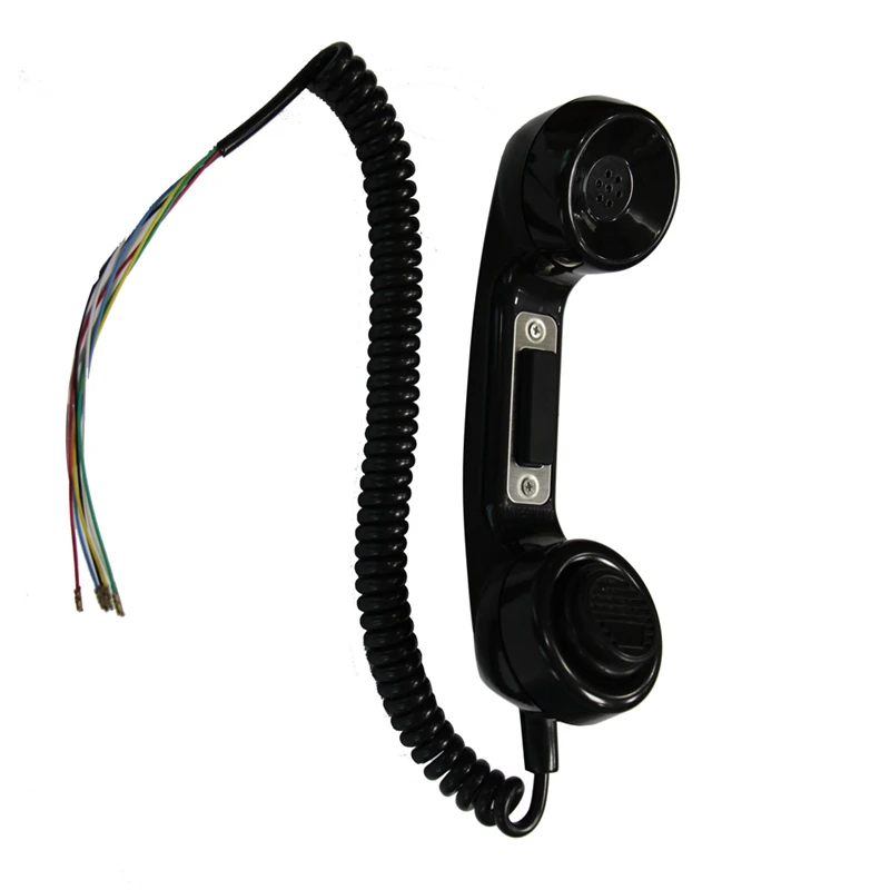 Vandal Resistant IP 65 PTT telephone handset for Underground Tunnel