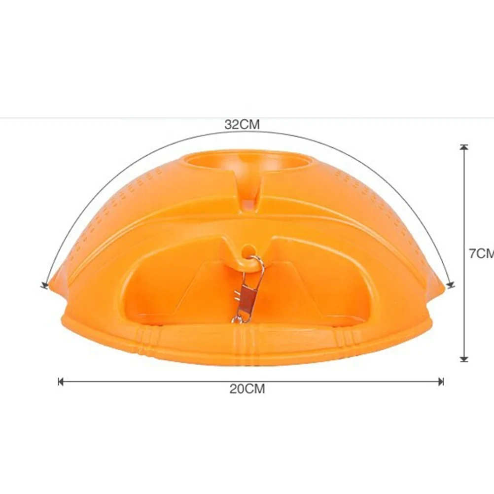 
Tennis Trainer Set Baseboard and Tennis Self-training Tool Equipment for Beginner and Intermediate Players (Orange) 