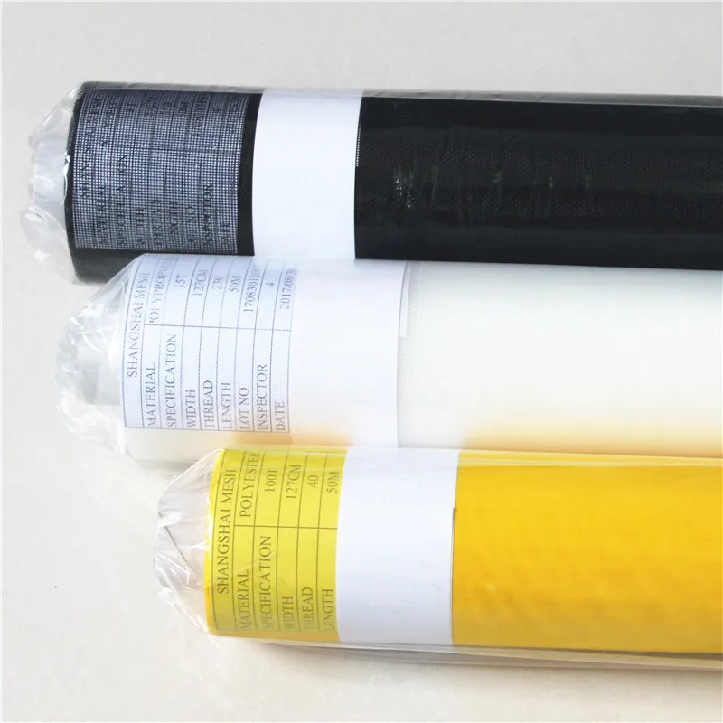 silk polyester screen print mesh nylon silkscreen printing mesh silk screen bolting cloth