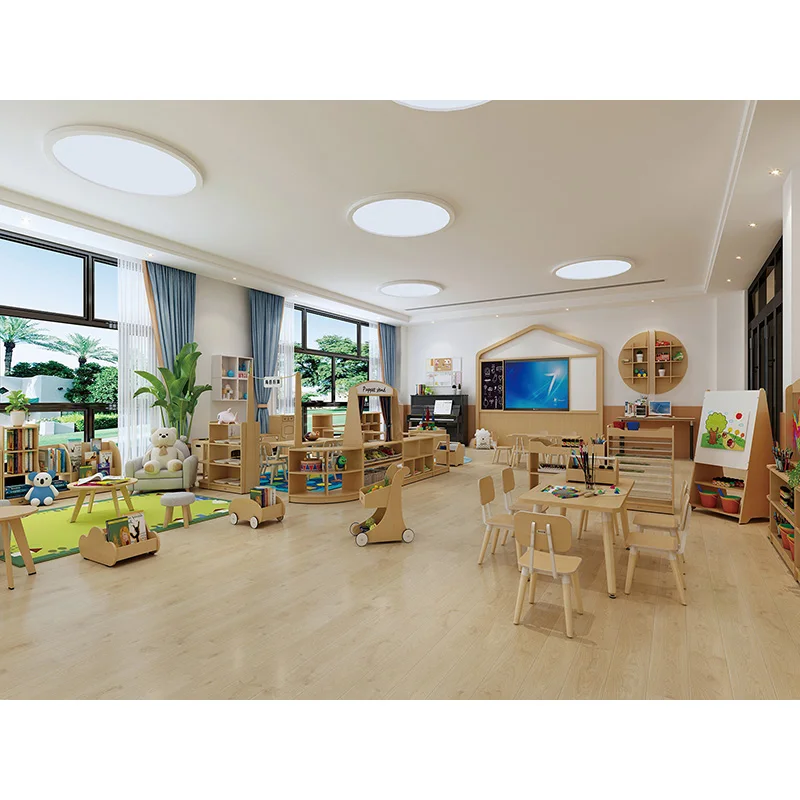 Универсальное решение, современный комплект мебели для детского сада, классной комнаты для детей и детей