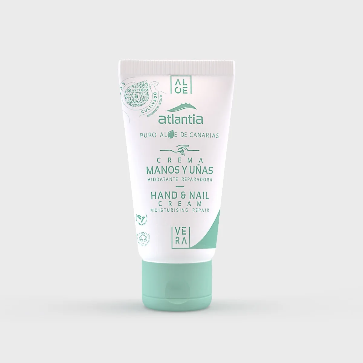 High End Natural Aloe Vera Hand Cream Soothing Formula Organic Sustainable Keeps Hands Smooth Healthy 75ml