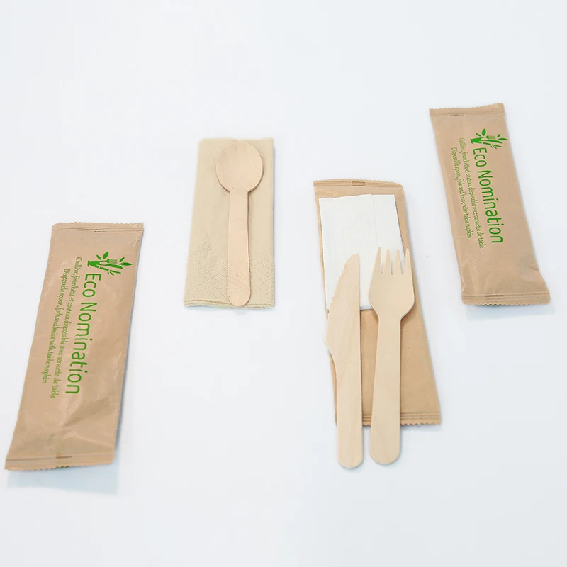 Disposable Natural Eco friendly biodegradable disposable cutlery for Instead of Plastic Utensils (1600616982567)