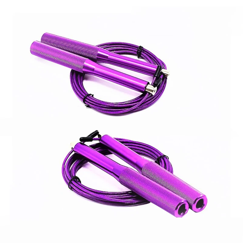 Keepeak Yellow Speed Jump Rope With Adjustable Cable Contoured Ball Bearing Handles