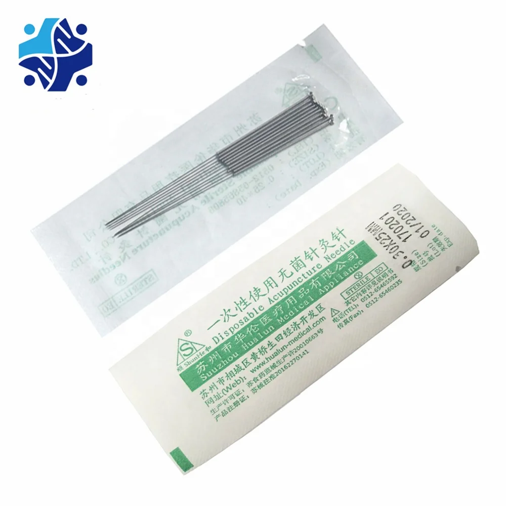 100pcs/box china acupuncture needles with steel handle