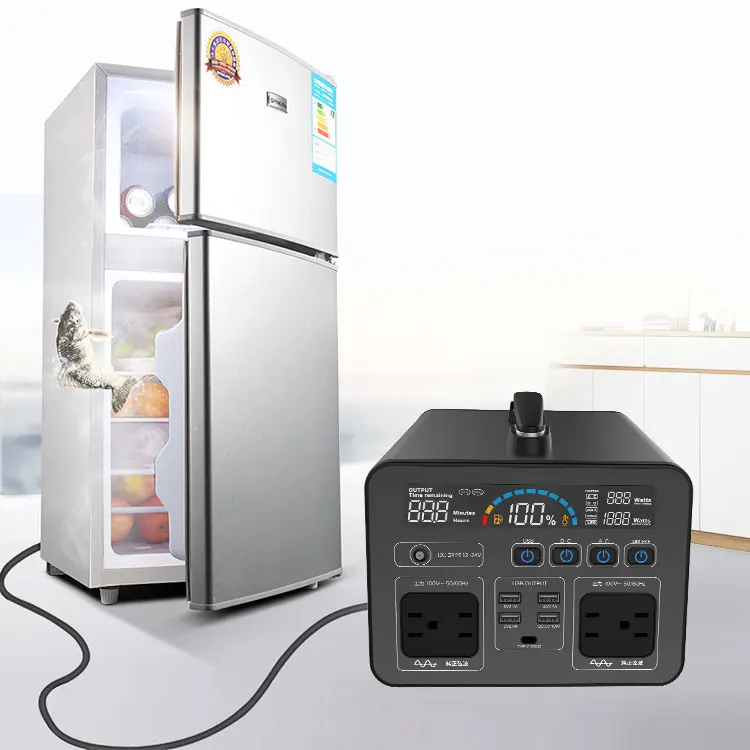 Waterproof Portable Power Station 1000W 1200W,Outdoor Multi-Functions Allpowers Generator Lithium 1000W Portable Power Station