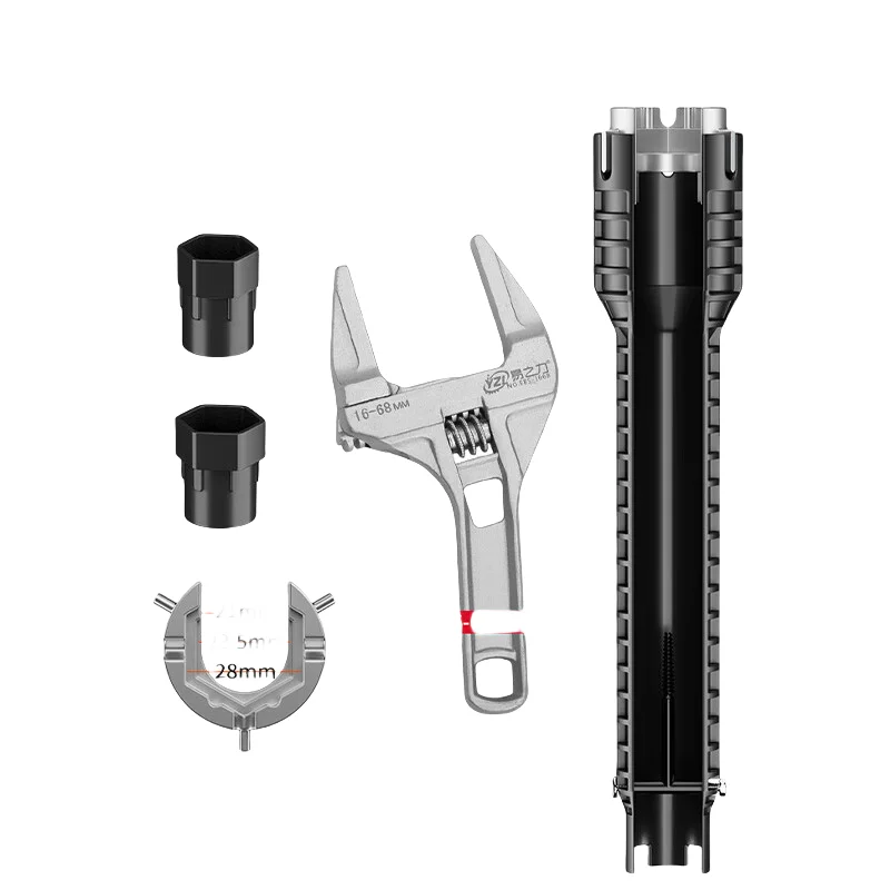 Multifunctional 18 in 1 Plumbing Tools Kitchen Repair Plumbing Tool Plumbing Wrench