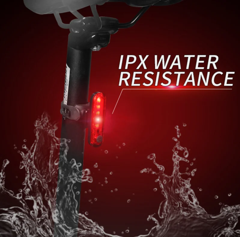 Лидер продаж, комплект перезаряжаемых передних и задних фонарей для велосипеда, велосипедный задний фонарь с USB, Аксессуары для велосипеда