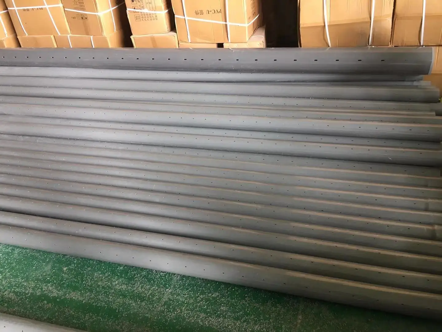 6 inch perforated pipe upvc perforated drainage pipe