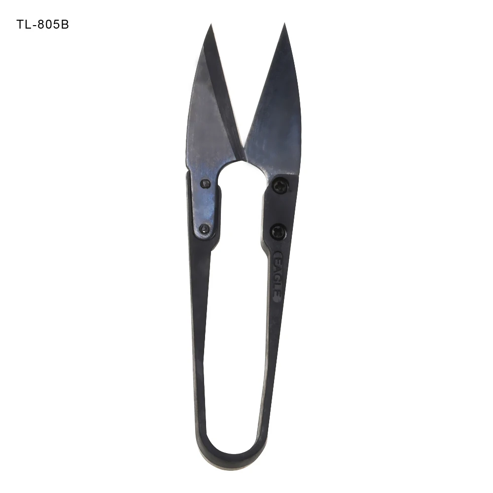 EAGLE 2.7*10.5CM Flange carbon steel thread cutter sewing scissors black mini garment scissor
