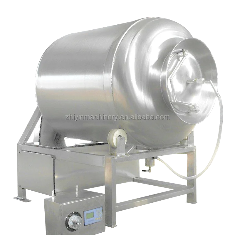 Automatic Vacuum Roll Kneading Sus304 Minced Meat Pickling Mix Prefabricated Vegetable Vacuum Meat Massage Tumbler Mixer Machine