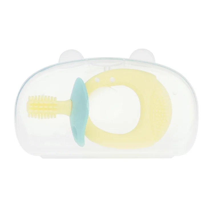 Baby toothbrush molar Rod baby teether0-1-2-3Year-Old silicone tooth training children