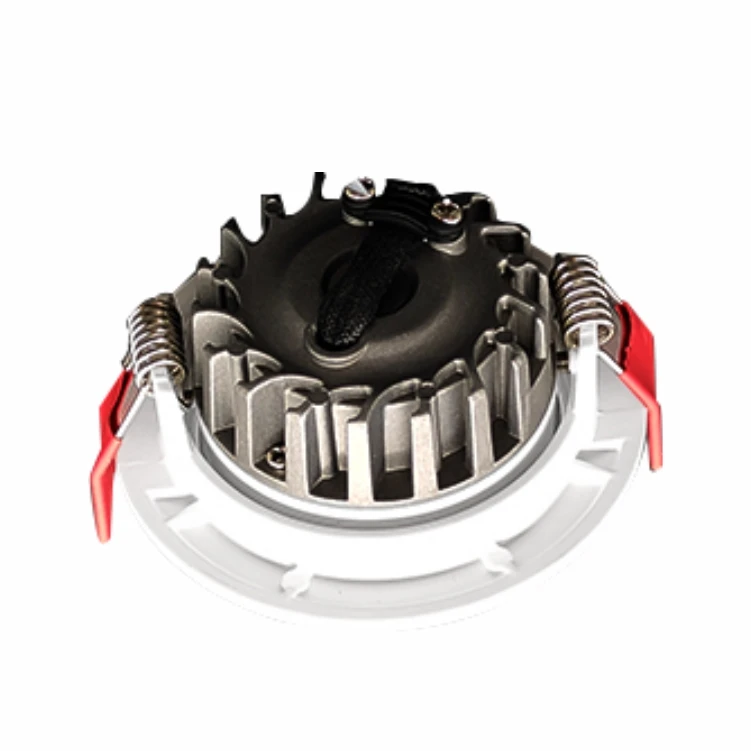 Aluminum slim cob spotlight adjustable head 5W 12W high Lm CRI meat fish bread fruit shop store recessed led downlight casing