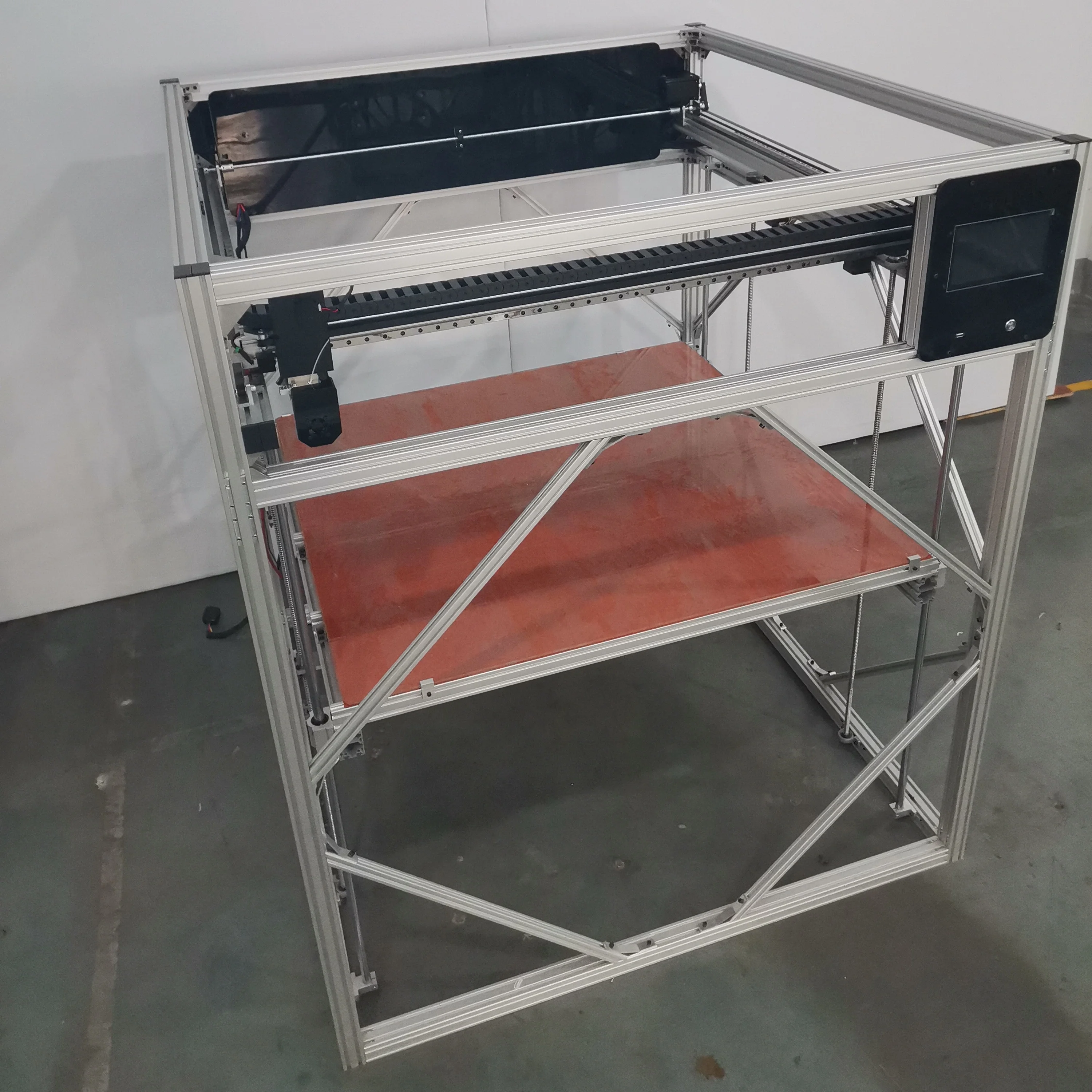 Бесплатная доставка, двойной экструдер, 3D-принтер, большой размер печати 1950*1200*1600