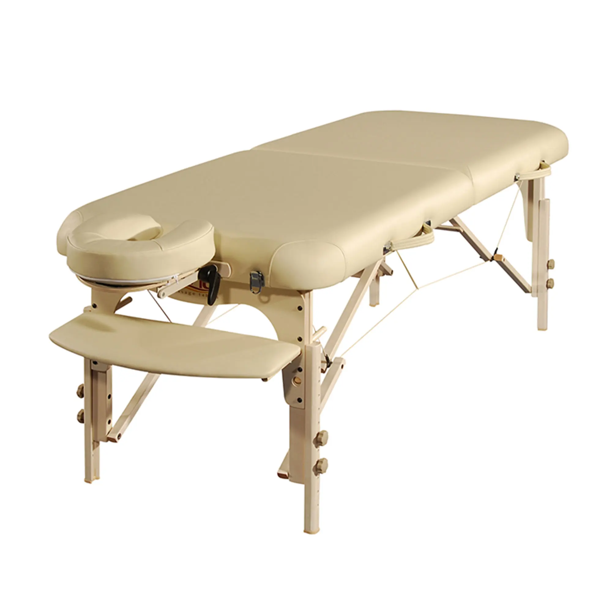 Mt Luban Nadine Factory Manufacture New Design 3 Section Professional Portable Thai Folding Massage Table Massage Bed Lash Bed