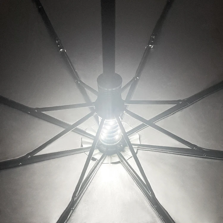 Manufacturer Wholesale Portable Custom Rain Uv Protection Automatic Three 3 Fold Foldable Folding Led Light Umbrellas With Logo