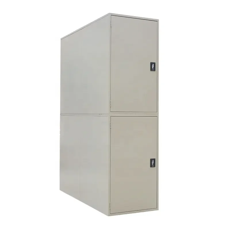 Big Steel Two Tier Bike Storage Heavy Duty Outdoor Garden Tool Cabinets Bicycle Locker