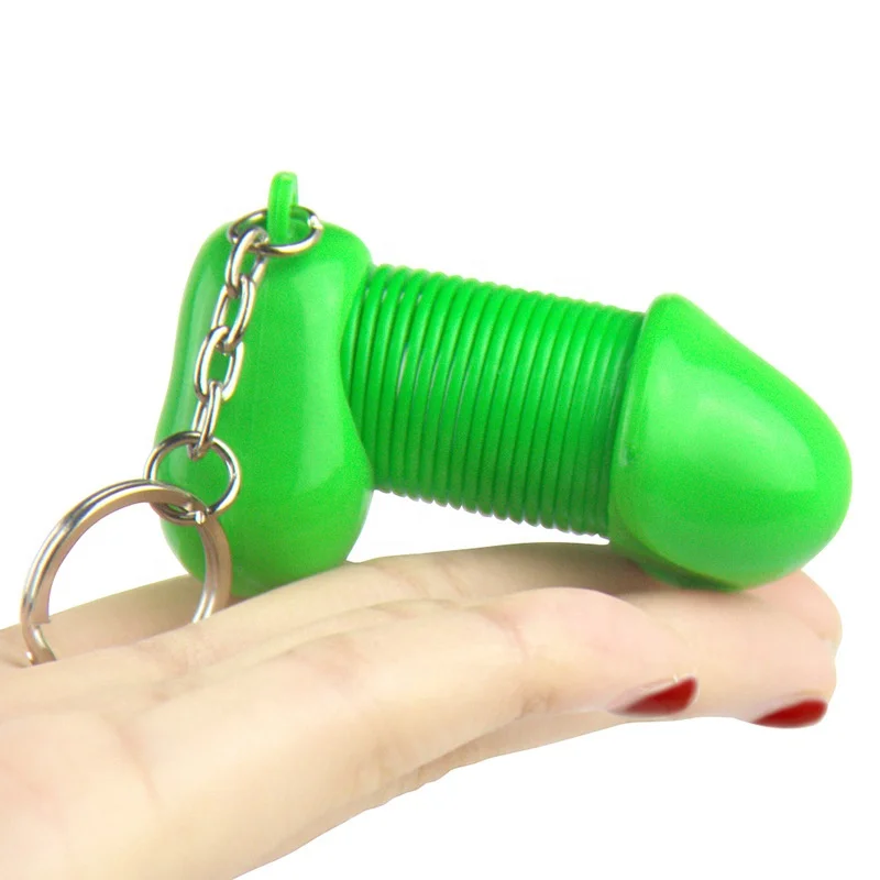 Adult Funny Dick Penis Model Bachelorette Party Dildo Shape Novelty Key Ring Wholesale Funny Gift Gag Keychain