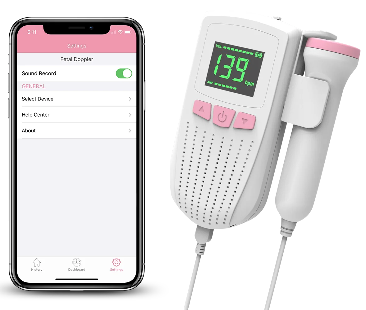 
Viatom wellue babytone ручной радионяня Recargable фетальный Doppler 