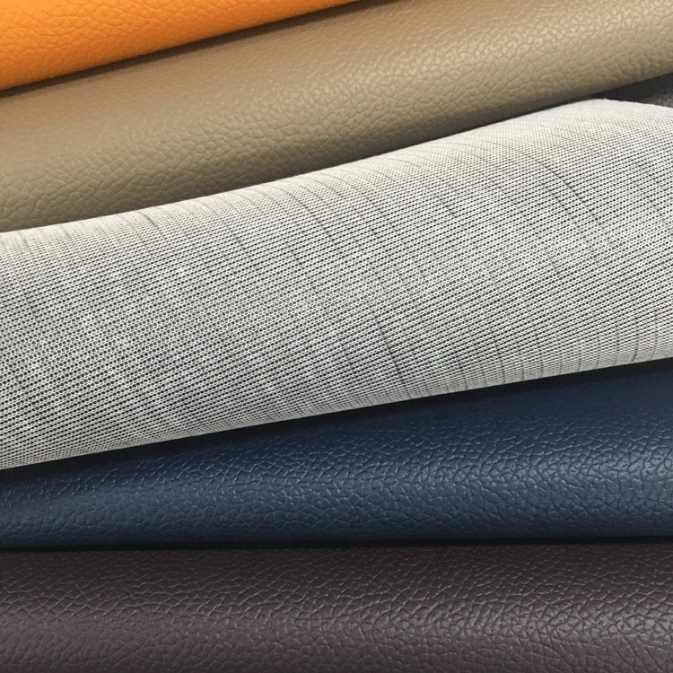 Customized Colorful Fabric Vinyl PVC Artificial Leather