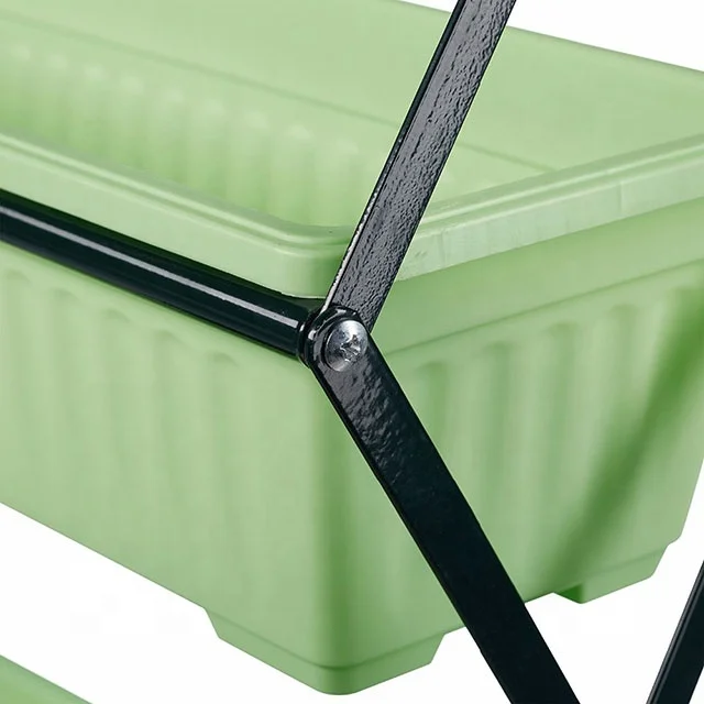 4 Tiers Iron Metal Standing Flower Pot Planter With Plant Stand