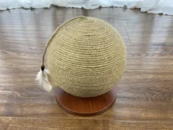 Fashion Sisal Cat Scratches Ball with Cat Teaser Scratch Pole Scratcher Furniture Interactive Toys for Cats