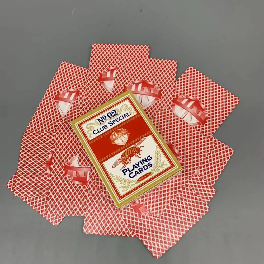 Custom Logo Printing Black core paper bee playing cards High quality Hot Sale factory Price In Stock Double Deck Playing Cards