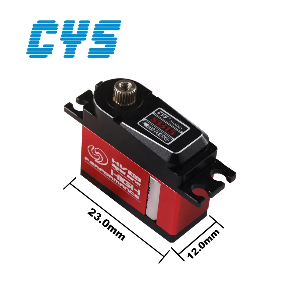 CYS-BLS3315 унисекс цифровой 8 кг высокоскоростной бесщеточный сервопривод титановый редуктор 500-550 мини GPS Вертолет RC Запчасти Мини лодка высокая