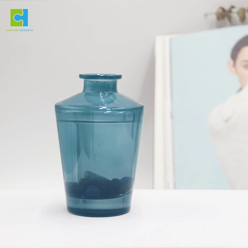 Color Flameless Essential Oil Reed Diffuser Bottle Luxury Crystal Reed Diffuser Incense Air Freshener Diffuser